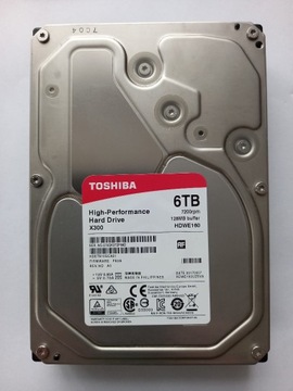 Dysk 6TB Toshiba HDWE160 SATA III 3,5" 7200 RPM