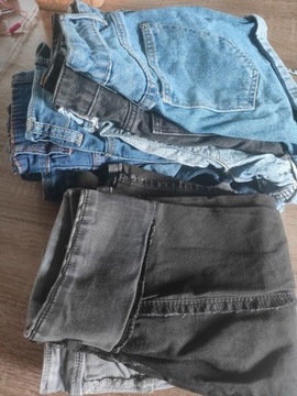 Zestaw ubrań 9 sztuk - Szorty (7) i jeansy (2)