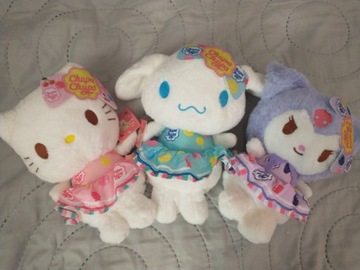 Hello Kitty Cinnamoroll Kuromi chupa chups nowe