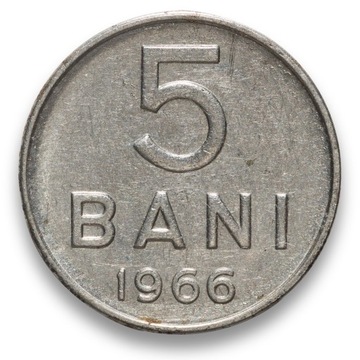 5 Bani Rumunia 1966