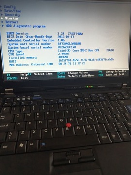 Laptop Lenovo ThinkPad t400