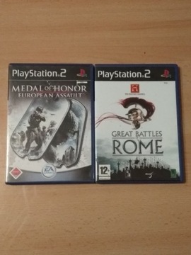Medal of Honor Europen & Great Battles Rome PS2