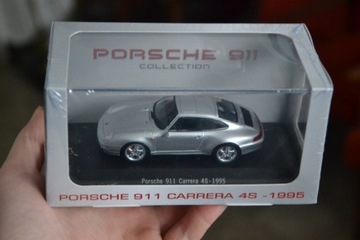 model Porsche 911 993 Carrera 4S 1995 silver 1/43