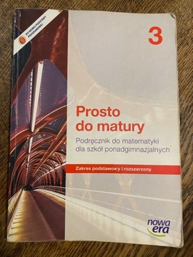 Podręcznik Prosto do matury 3 Nowa era pod. i roz.