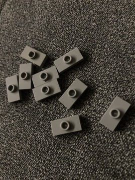 LEGO 3794 Jasnoszara płytka z wypustką 9 sztuk