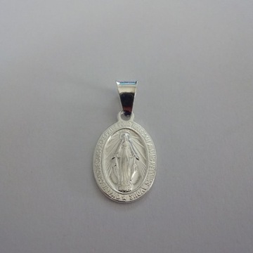 Cudowny medalik Matki Boskiej Niepokalanej srebrny