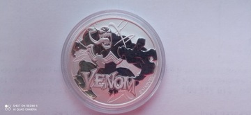 Srebrna moneta Marvel Venom