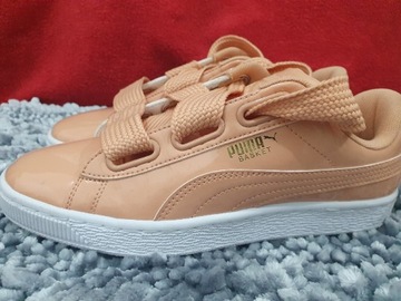 PUMA Sneakersy Basket Heart Patent roz EUR 38-24cm