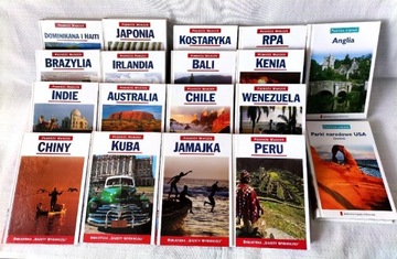 Kolekcja GW "Podróże Marzeń"przewodniki 18 książek