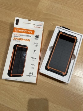 Solarny Power bank Manta 20000mAH