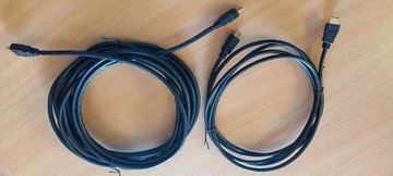 2 x kabel HDMI męskie HDMI męskie długość 7 m i 3 m