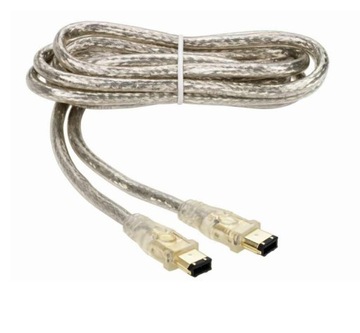 Kabel przewód FireWire IEEE1394 6/4 około 50cm