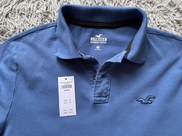 Niebieskie polo Hollister -rozmiar M