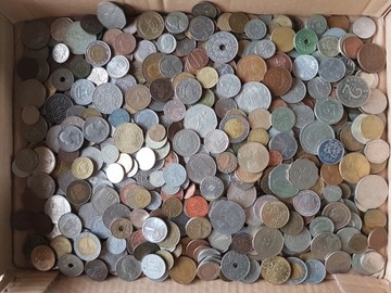 Zagraniczne monety 3 kg 