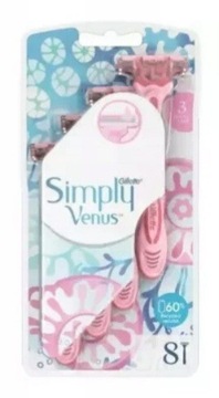 Gillette Simply Venus 3 maszynki dla kobiet 8sztuk