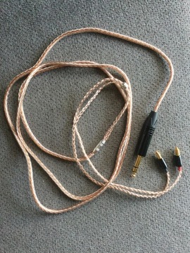 Kabel słuchawkowy 16CORE 2xmmcx jack 6.3 .