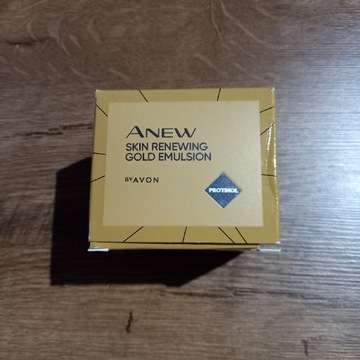 Avon Anew Skin Renewing Gold Emulsja na noc