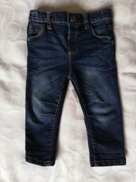 spodnie dżinsowe chłopięce 74-80 cm dżinsy jeansy