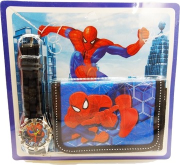 Portfel + Zegarek Spiderman dla Dzieci Prezent 4