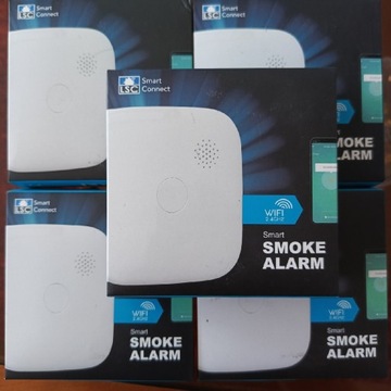 Smart smoke alarm, czujnik dymu.