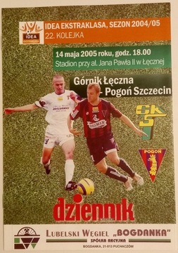 Ekstraklasa: Górnik Łęczna - Pogoń Szczecin 2005
