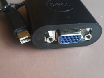 Adapter mini displayport na VGA Dell + kabel VGA