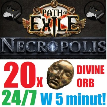 20x Divine Orb Necropolis Path of Exile poe PC
