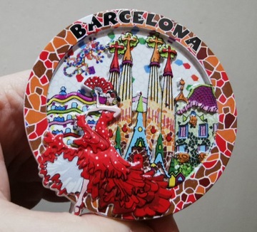 Magnes na lodówkę 3D Barcelona tancerka