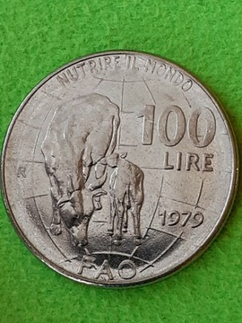 100 LIRÓW 1979 WŁOCHY / FAO