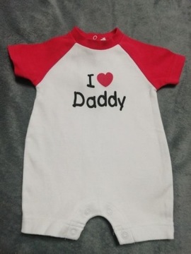 Body niemowlęce z napisem "I love Daddy"
