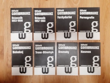 Witold Gombrowicz dzieła - kolekcja 8 książek