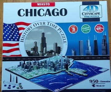 Puzzle 4D Chicago History Over Time Puzzle