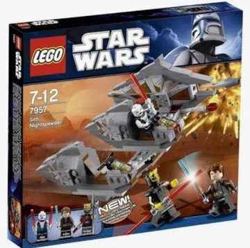 Lego Star Wars 7957 Sith Nightspeeder 7-12