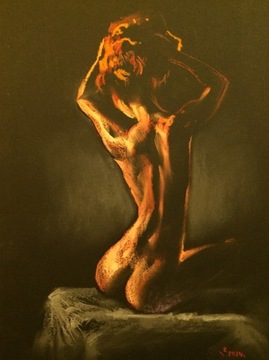 Rysunek "Nude Noir" #386 290x210 mm