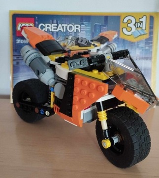 Zestaw Lego Creator 3w1 31059 motor motocykl