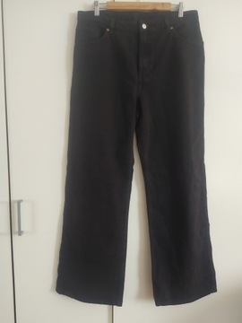 MONKI spodnie jeansy szeroka nogawka 33 L XL