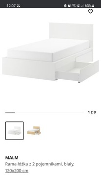 Łóżko  ikea