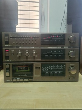 Wieża stereo SABA 750 wzmacniacz deck tuner unikat