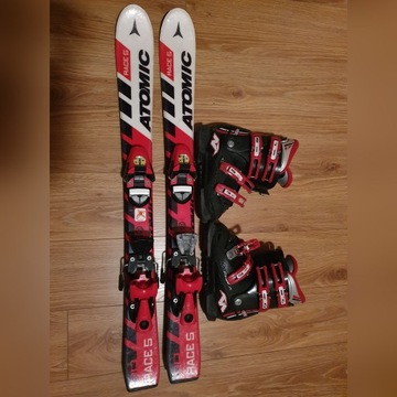 Narty Atomic 90 cm, Buty Nordica 19-20,5 cm