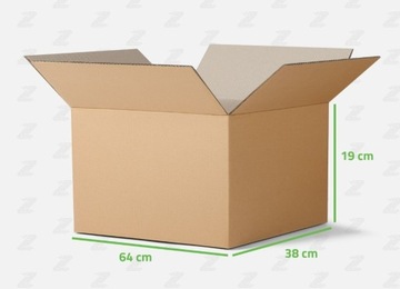 Pudełko karton 64x38x19 Gabaryt B paczkomat 25szt