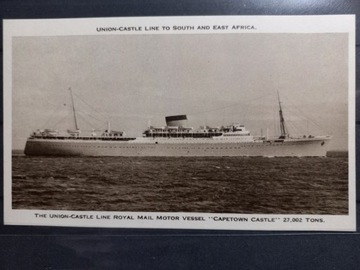 M.V. Capetown Castle Linia Union-Castle1947