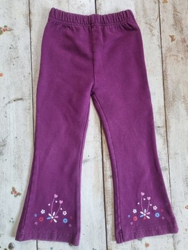 Fioletowe spodnie dresowe rozmiar 104