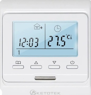 KETOTEK termostat do ogrzewania podłogowego M6