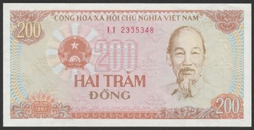 Wietnam 200 dong 1987 - stan bankowy UNC