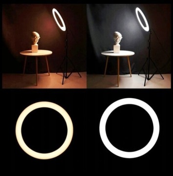 Lampa led do zdjęć statyw ring uchwyt na telefon