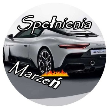 OPŁATEK NA TORT MASERATI AUTO LOGO ZNAK 18 30 40 