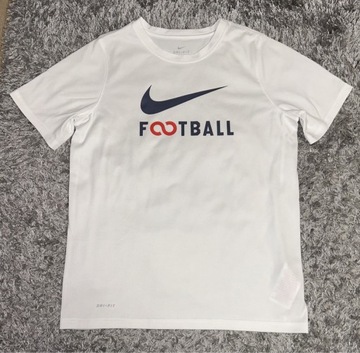 NIKE koszulka sportowa FOOTBALL Dri-fit dla chłopca 158cm