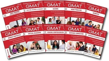 Zestaw książek GMAT Manhattan Prep 0-9