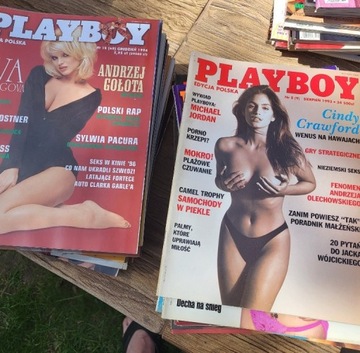 Playboy 54 sztuki z lat 1993-1997