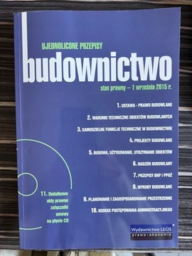 Budownictwo-Ujednolicone przepisy stan prawny 2015